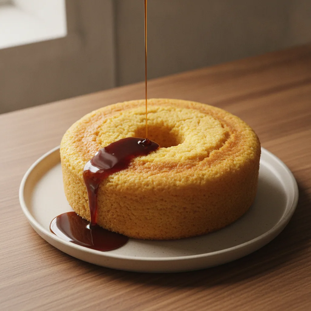 Bolo de milho cremoso de liquidificador