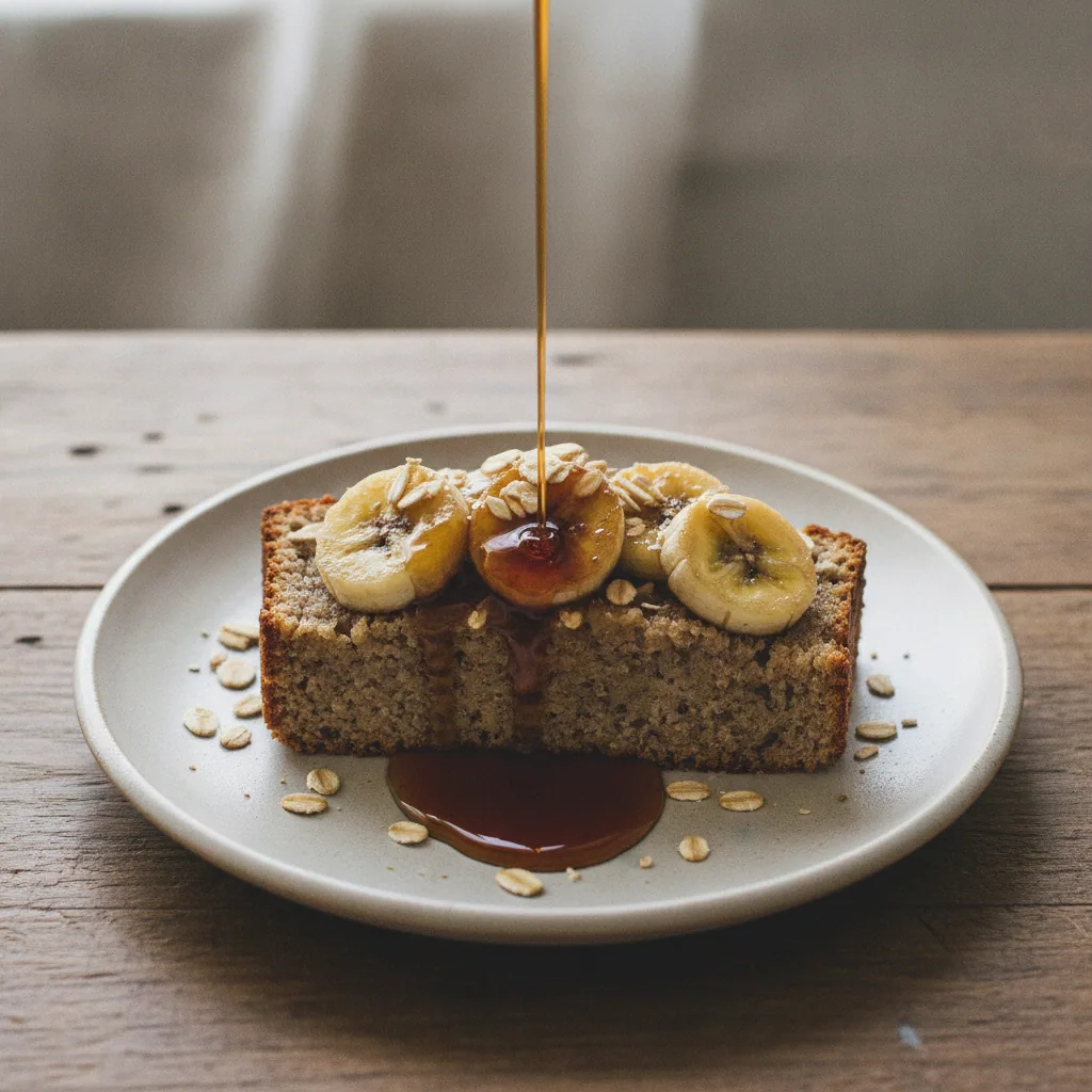 Pão de banana e aveia sem açúcar refinado
