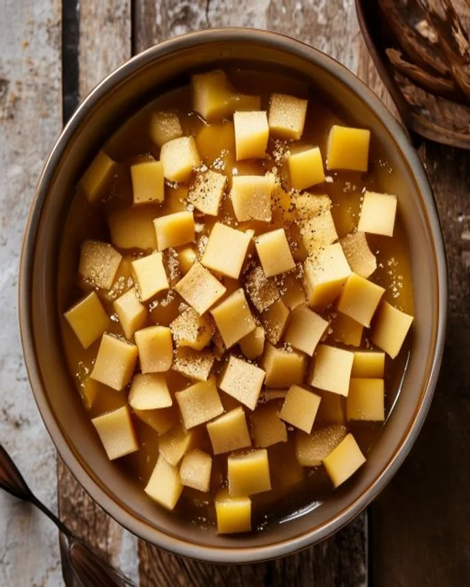 Mingau de aveia com maçã e canela