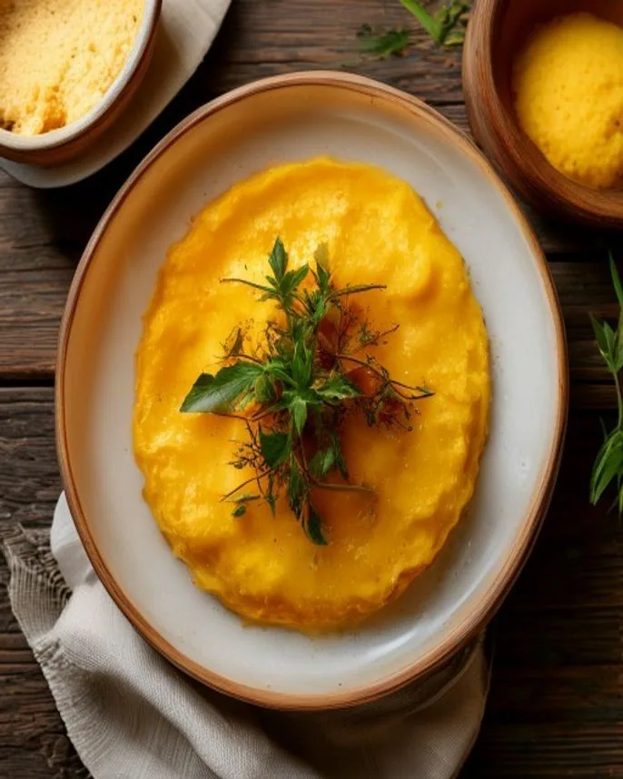 Escondidinho matinal de abóbora com tofu mexido