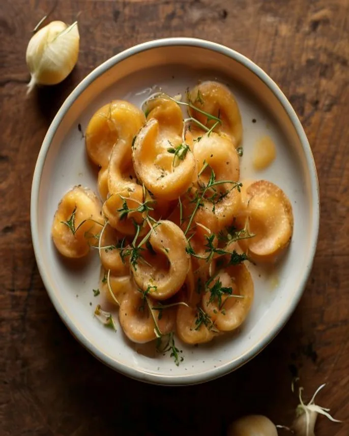 Bowl de cevadinha com cogumelos e alho-poró