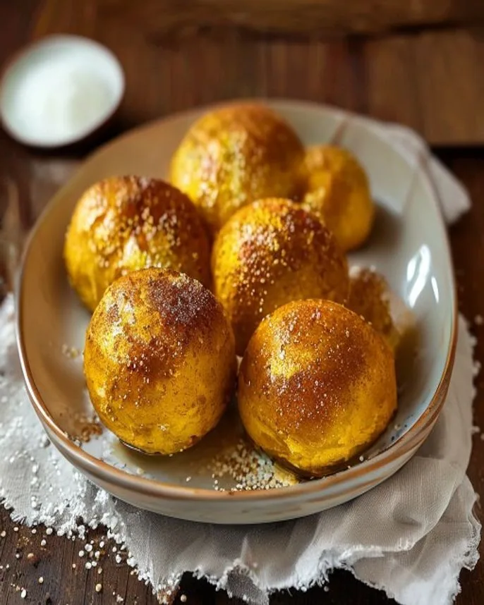 Bolinho de chuva assado de canela