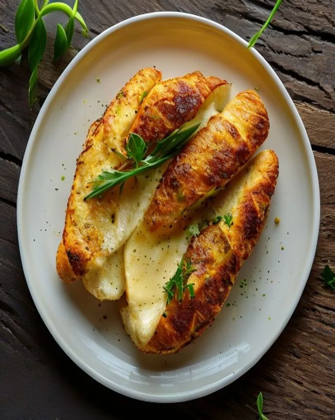 Sanduíche quente de berinjela grelhada com queijo minas