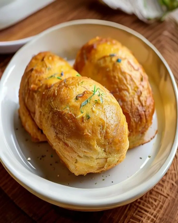 Pastelzinho de forno de palmito cremoso