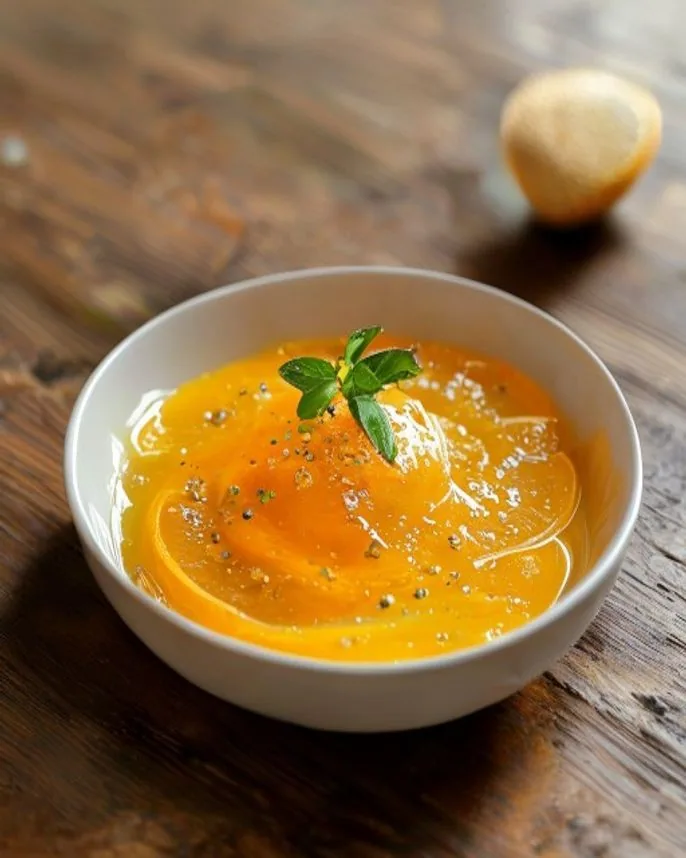 Vinagrete de laranja e mostarda para folhas amargas