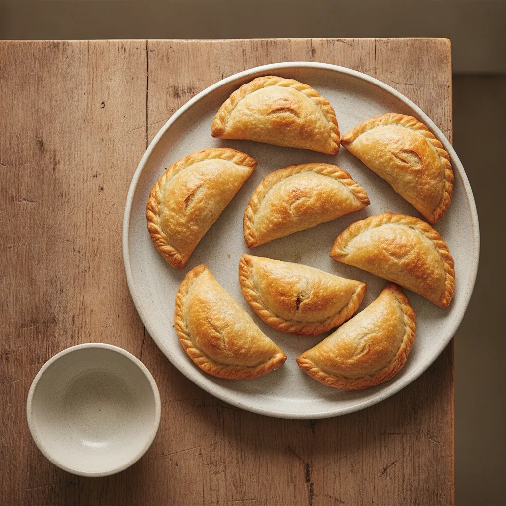 Empanada assada de espinafre e ricota