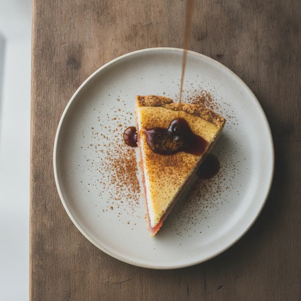 Torta de maçã com massa de aveia sem forno
