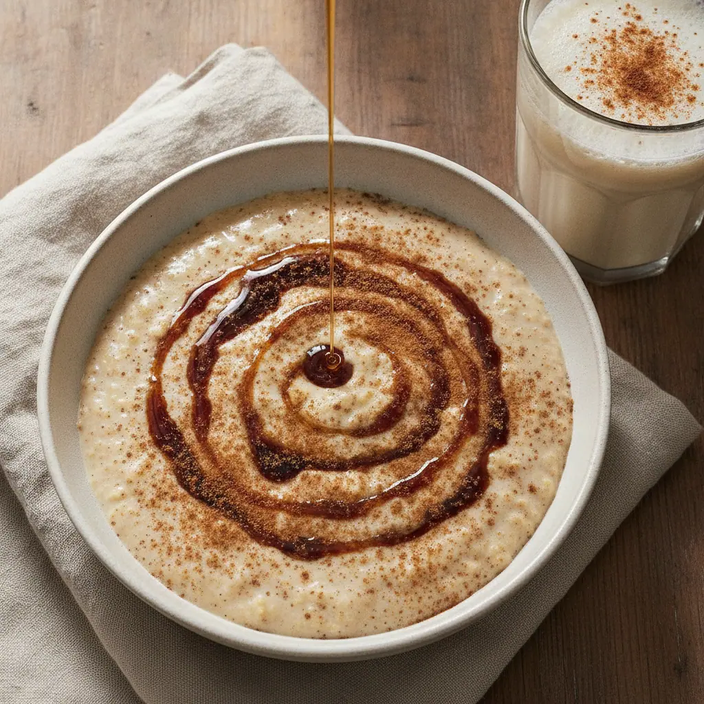 Vitamina de banana com aveia e canela sem açúcar
