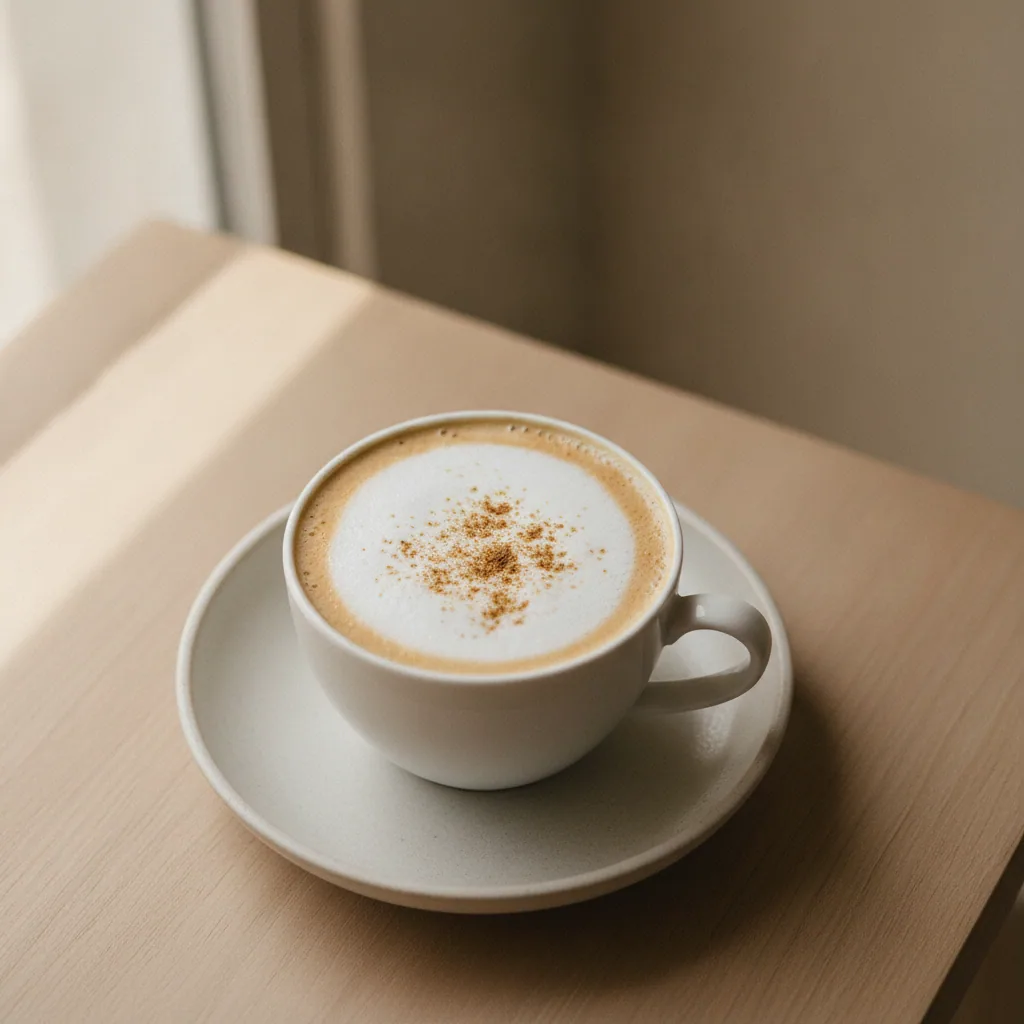 Café especial com leite de castanha e cardamomo