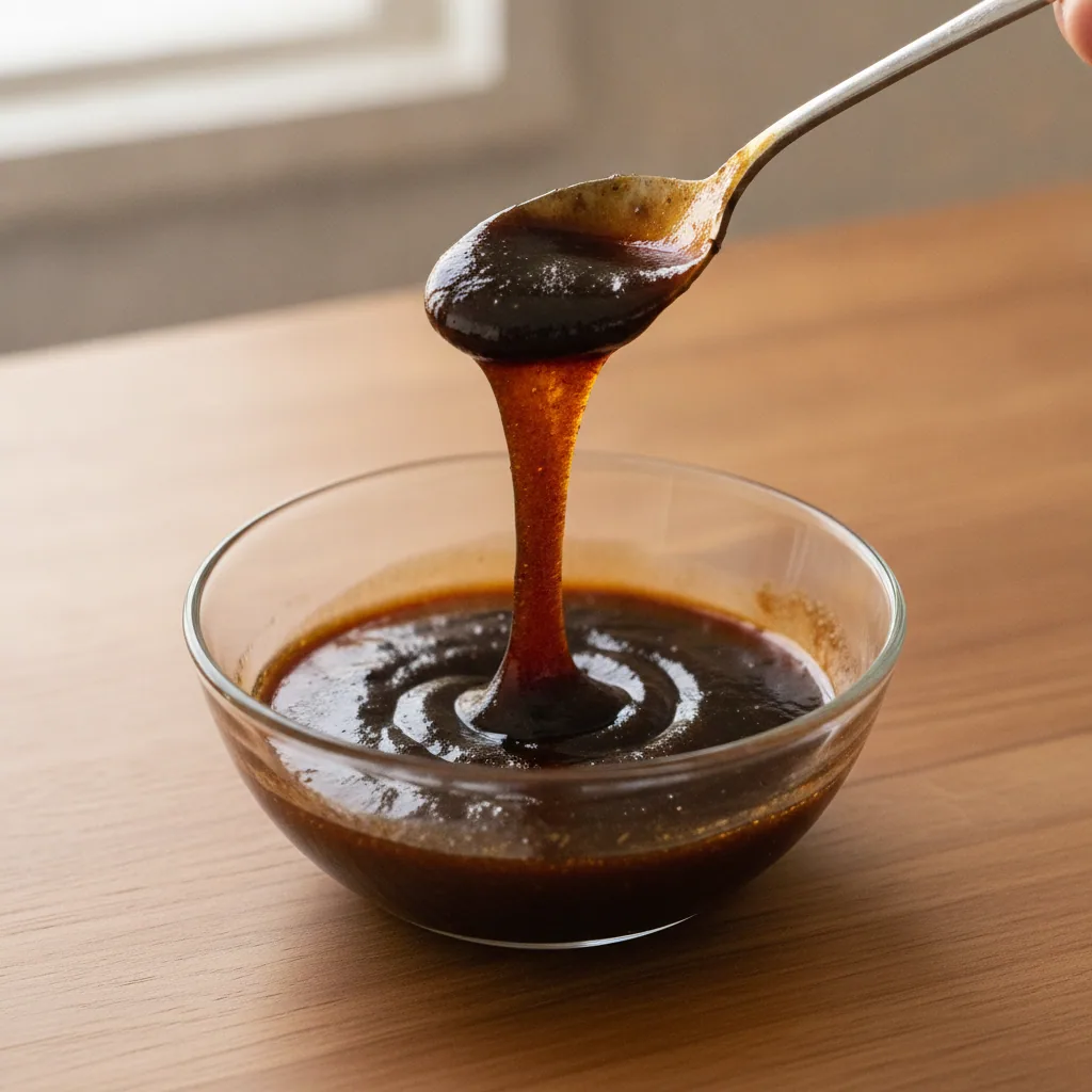 Glace vegetal de shoyu e cogumelo shiitake