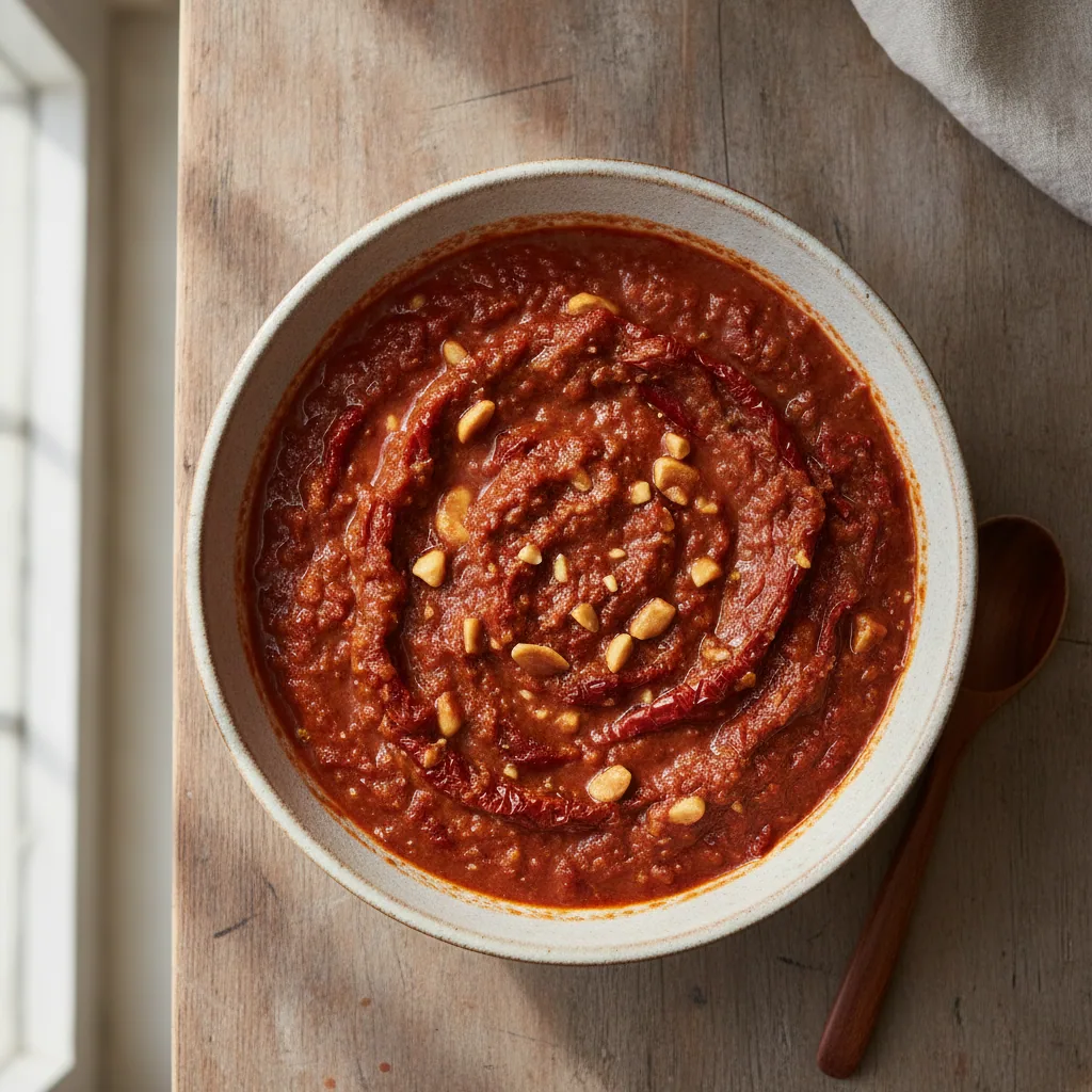 Molho de tomate seco e castanha-de-caju
