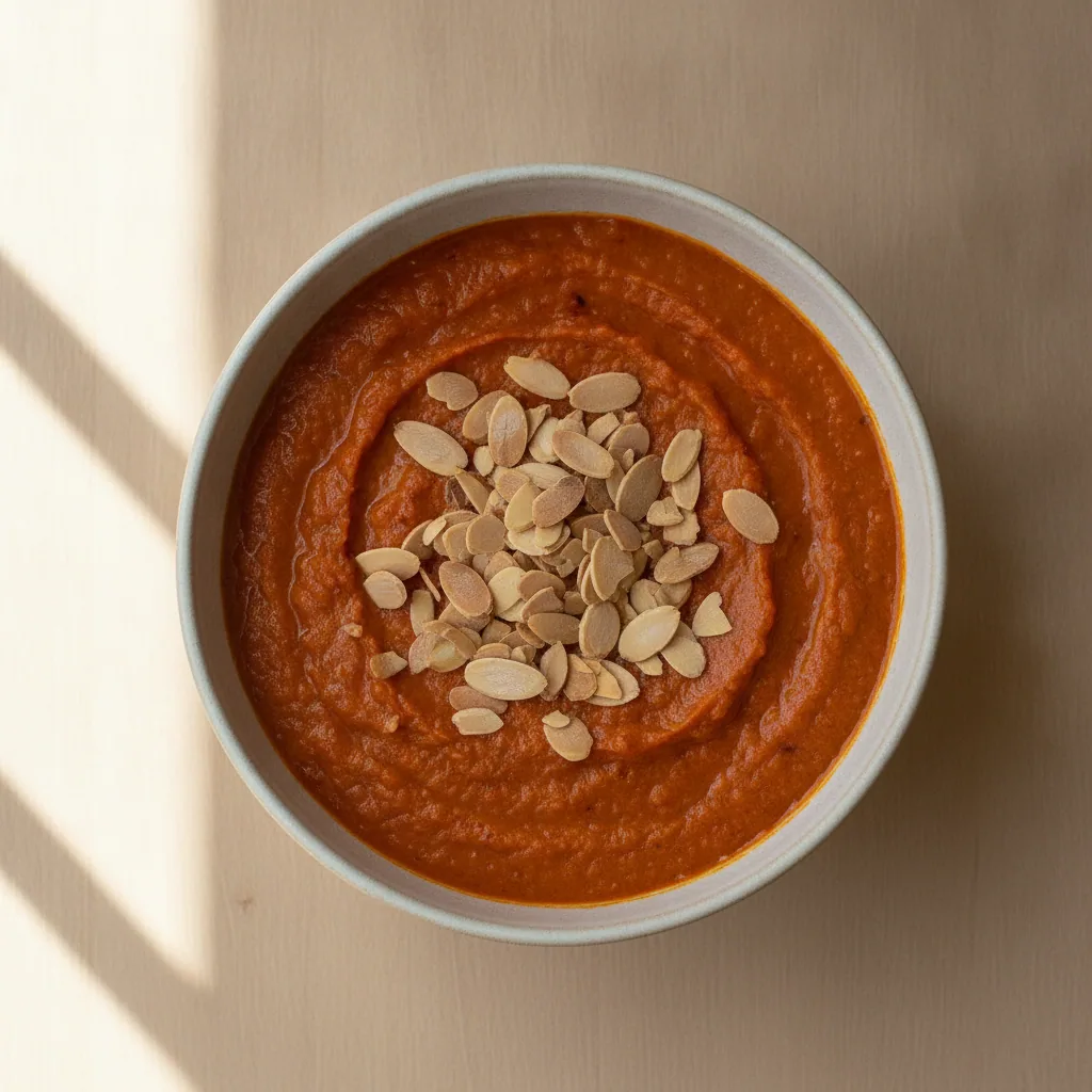 Molho romesco de pimentão e amêndoa