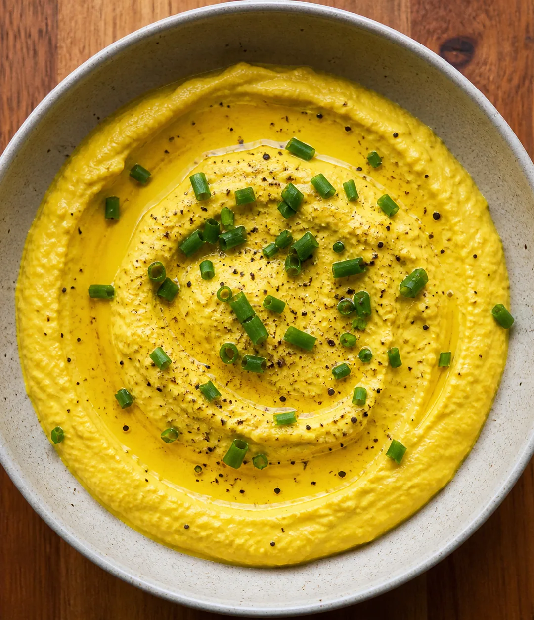 Molho de pimentão amarelo, açafrão e iogurte