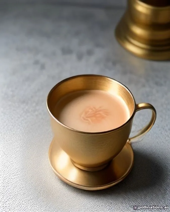 Leite dourado de aveia, gengibre e cardamomo